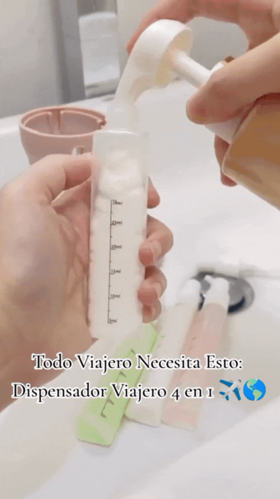 GoTravel™ | Dispensador Viajero 4 En 1