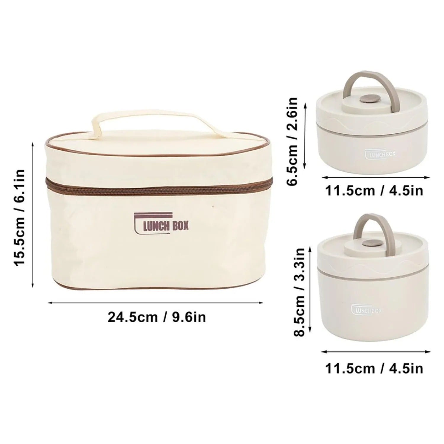 LunchBox™ – Set Lonchera térmica + Portacomidas de acero